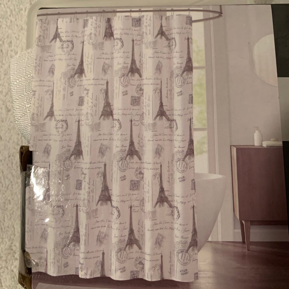 Decor Studio Shower Curtain - Paris Symbols  *HP*